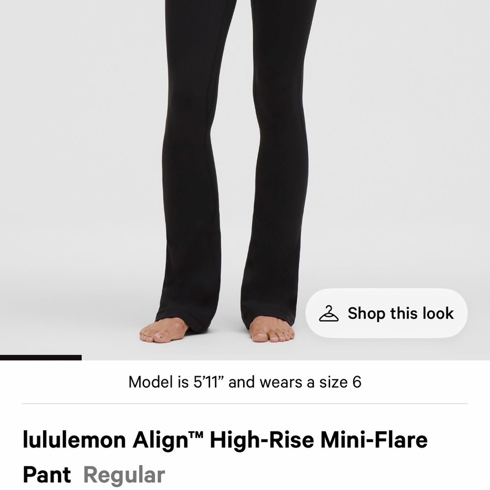 lululemon Black Flare Pants